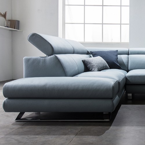 디쟈트 니아토 코너 천연가죽 소파 4인용_이미지