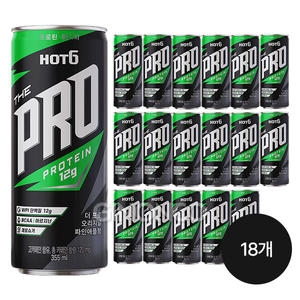 롯데칠성음료 핫식스 더 프로 오리지날 파인애플향 355ml (18개)_이미지