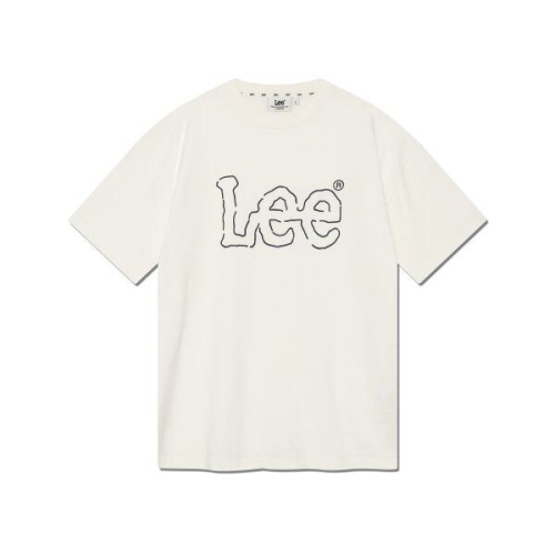 라인 트위치 로고 티셔츠 아이보리 219394 0m