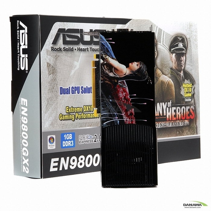 ASUS 지포스 9800GX2 EN9800GX2 HDMI 1GB_이미지