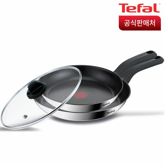 테팔  에센스쿡 IH 프라이팬 3종 (팬24,28+유리뚜껑)