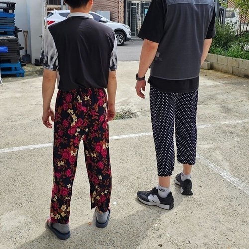 알티피아 꽃무늬 할머니 몸빼 바지 WCCAA67