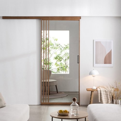 에넥스 ENNEE 우드루바 원슬라이딩 투명형 중문 (~1.0m)