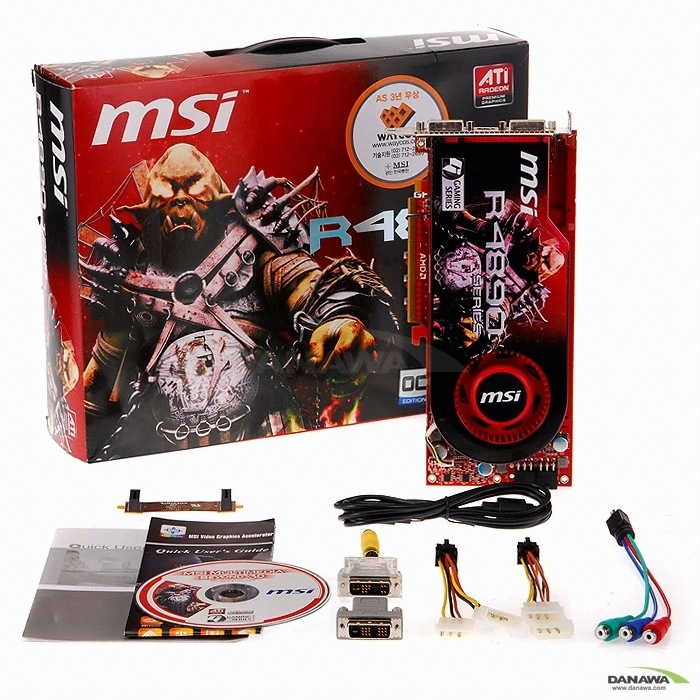 MSI 라데온 HD 4890 R4890-T2D1G O.C 1GB_이미지