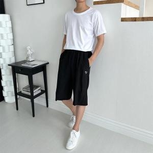 셀러허브 에스이엔몰 남자 여름 반바지 6부 아이스 밴딩 팬츠 S16264809