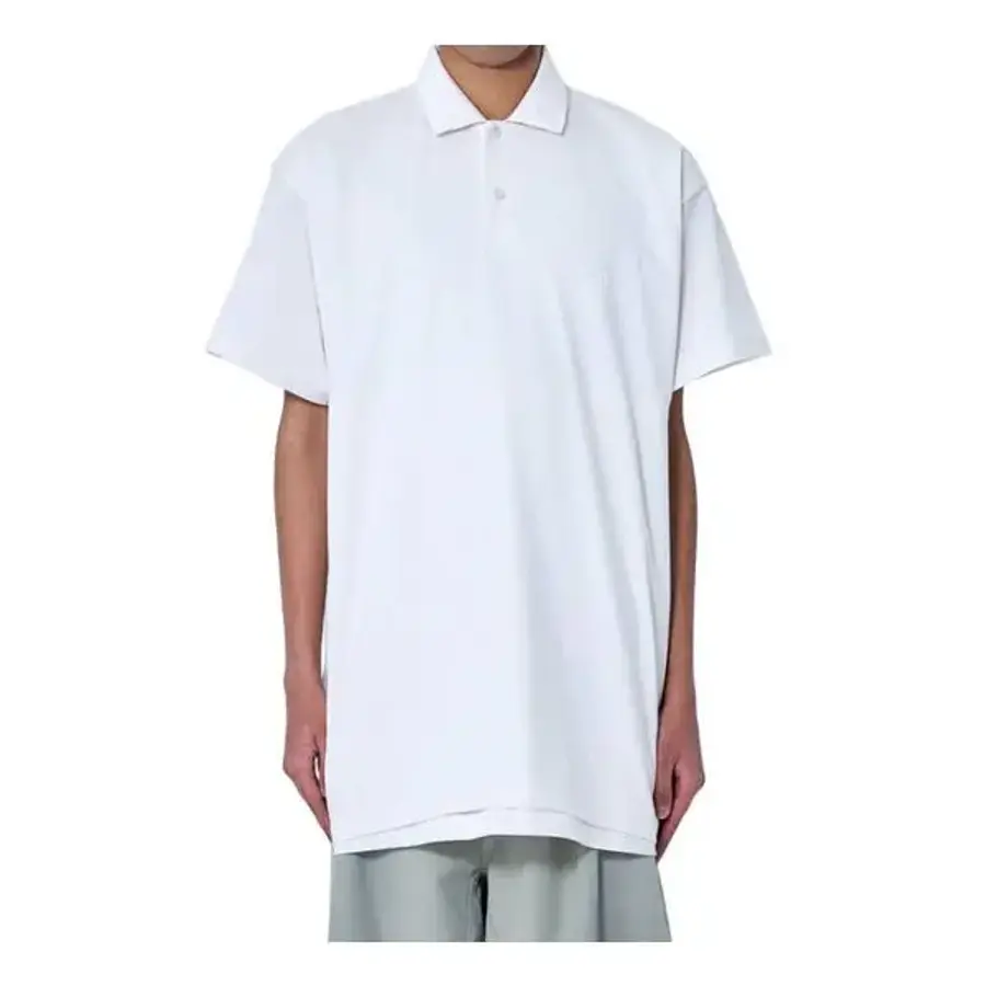  발렌시아가 Intertwined 로고 Short-Sleeve 폴로 셔츠 Brand Size 1 Small 813299 TRVW4 90..