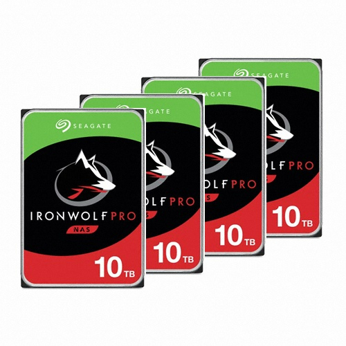 Seagate IronWolf Pro 패키지 7200/256M ST10000NE0008 (4x10TB)_이미지