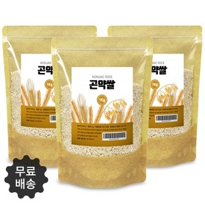  참좋은데이 쌀모양 볶은 곤약쌀 1kg [3개] 상품이미지