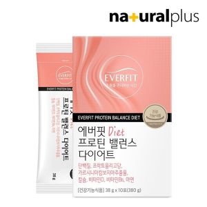 내츄럴플러스 에버핏 프로틴 밸런스 단백질 쉐이크 180g 10포 (1개)_이미지