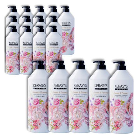 애경 케라시스 스위트&플라워리 퍼퓸 샴푸 1000ml (18개)