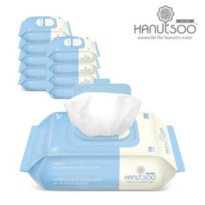 이다 하늘수 퓨어 물티슈 캡형 76매 (10팩)