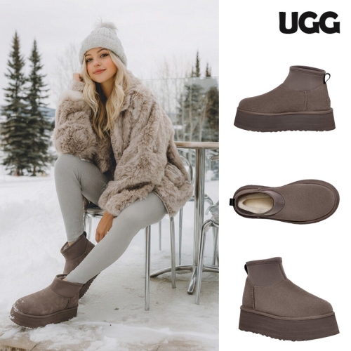 UGG 여성 클래식 미니 디퍼 플랫폼 방한 털부츠_1168170 (THND, 탠드)