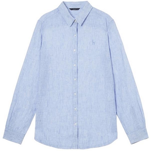 LF 헤지스레이디스 퍼피자수 린넨 긴팔셔츠 WSSH0BS05B1