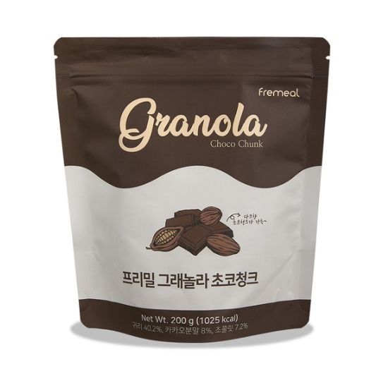 프리밀 그래놀라 초코청크 200g (1개)