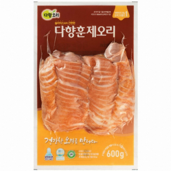 팜덕 다향 훈제오리 슬라이스 600g (3개)