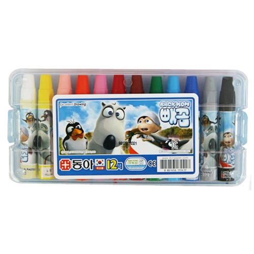 동아 빼꼼 크레파스 (12색)_이미지
