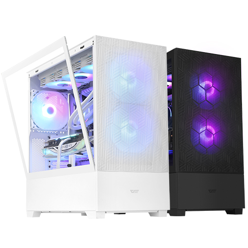 darkFlash DF5000 MESH ARGB 강화유리 (블랙)_이미지