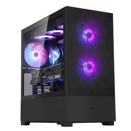 darkFlash DF5000 MESH ARGB 강화유리 (블랙)_이미지