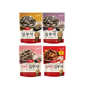 양반김부각50g 4종 찹쌀+마늘+새우+김치