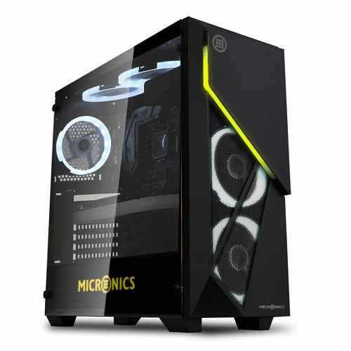 마이크로닉스 Master ARES Z300 강화유리 (블랙)_이미지