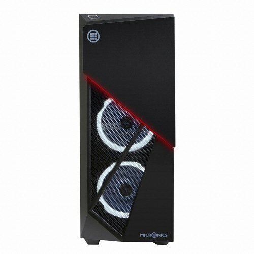 마이크로닉스 Master ARES Z300 강화유리 (블랙)_이미지