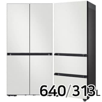 삼성전자 비스포크 키친핏 Max RM70F63R2A + 키친핏 코타 <b>RQ33DB74C1AP</b> (색상선택형)