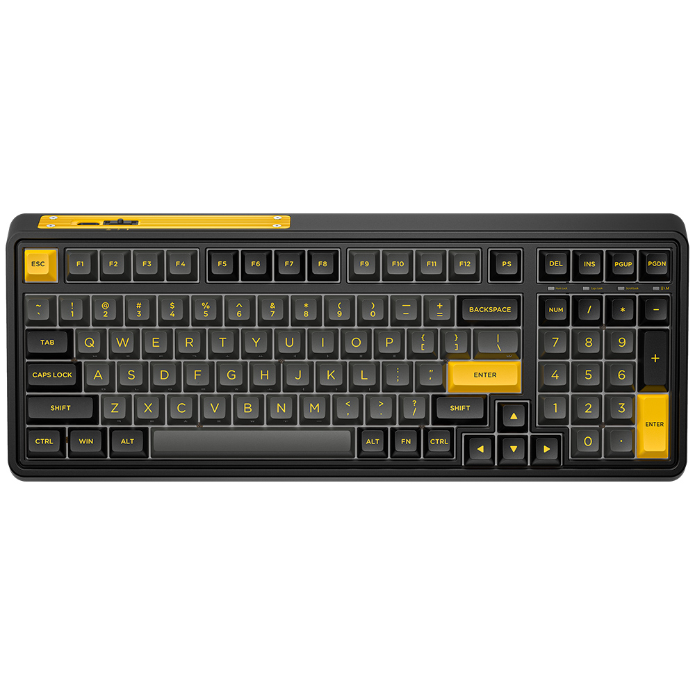 FL-ESPORTS CMK99 유무선 핫스왑 풀윤활 기계식 폴라 나이트 블랙 한글 (저소음 크림축)_이미지