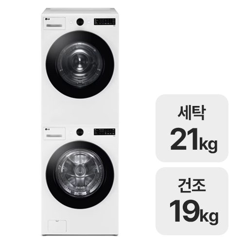 LG전자 트롬 오브제컬렉션 FG21WN + <b>RG19WN</b>