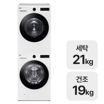 LG전자 트롬 오브제컬렉션 FG21WN + <b>RG19WN</b>