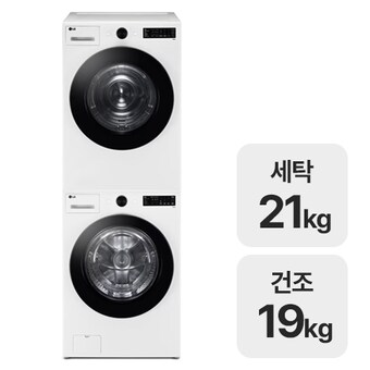 LG전자 트롬 오브제컬렉션 FG21WN + RG19WN