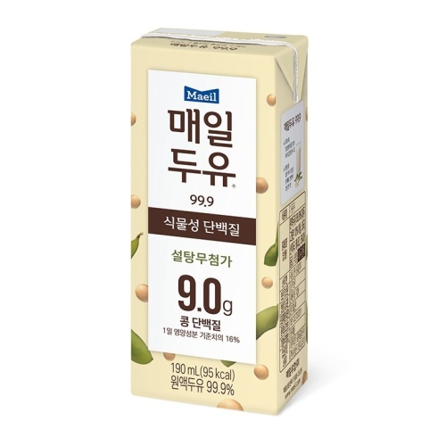 매일유업 매일두유 99.9% 190ml (10개)_이미지