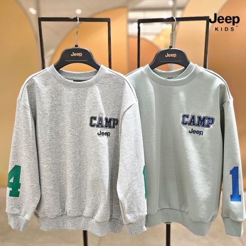 지프키즈 캠프 프린트 맨투맨 (KR1TSU819)