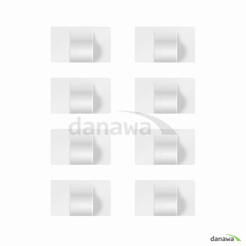 TNUSB 스마트폰 케이블 전선정리 심플 클립 홀더 8EA + HNLCSFSS_타미나앤코+TMN152DDC