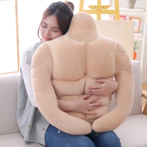 남자 친구가 큰 근육 베개 쿠션 대형 인형 생일 선물