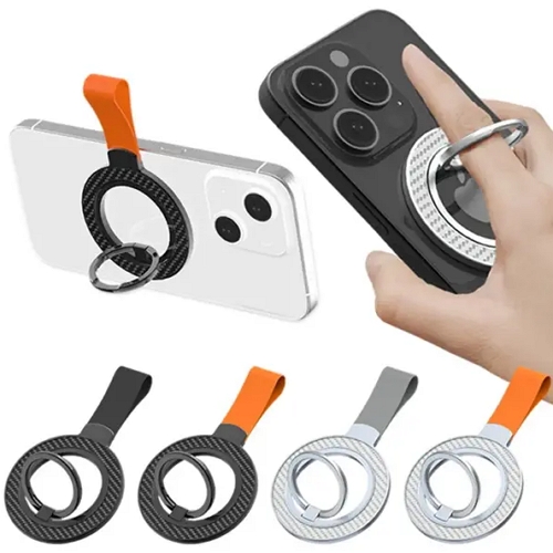 수나르 양면 자석 카본 패턴 맥세이프 그립 톡홀더