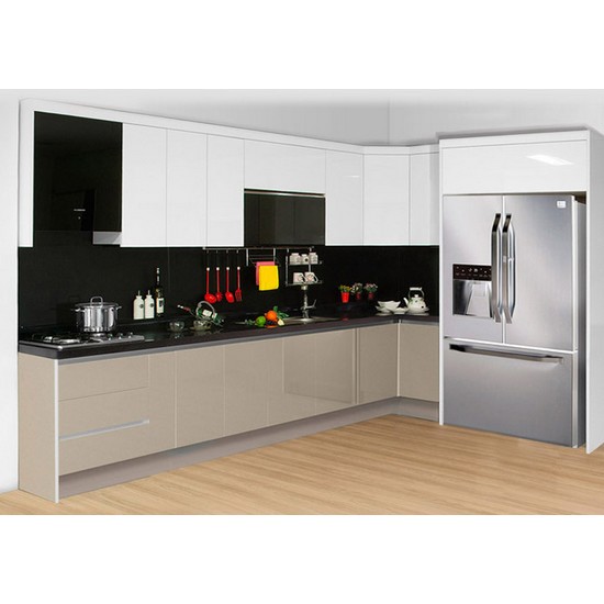 루첸 PET 실크그레이 패키지 키큰장+냉장고장형 (~4.6m)_이미지