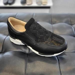 무크 세이브존07 여성 체크 핫픽스 밴딩 슬림온 블랙 516422304A_이미지