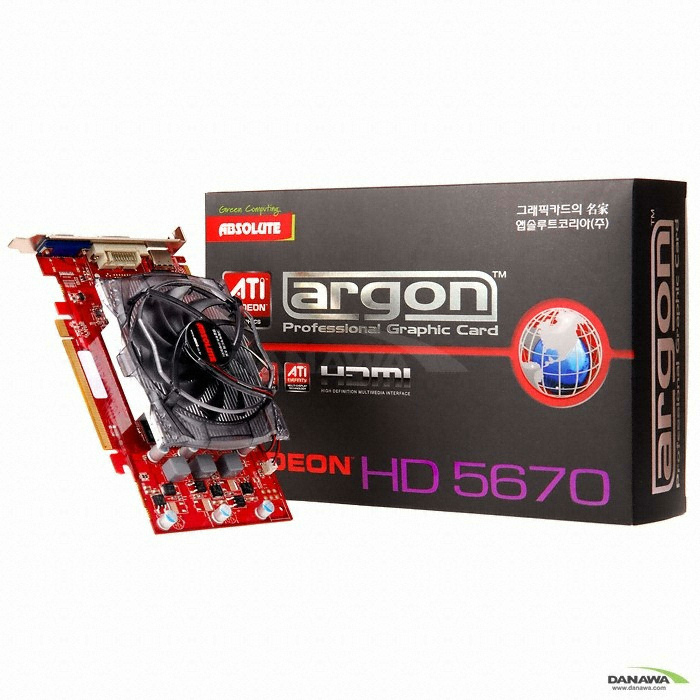 앱코 라데온 HD 5670 argon HDMI D5 512MB_이미지