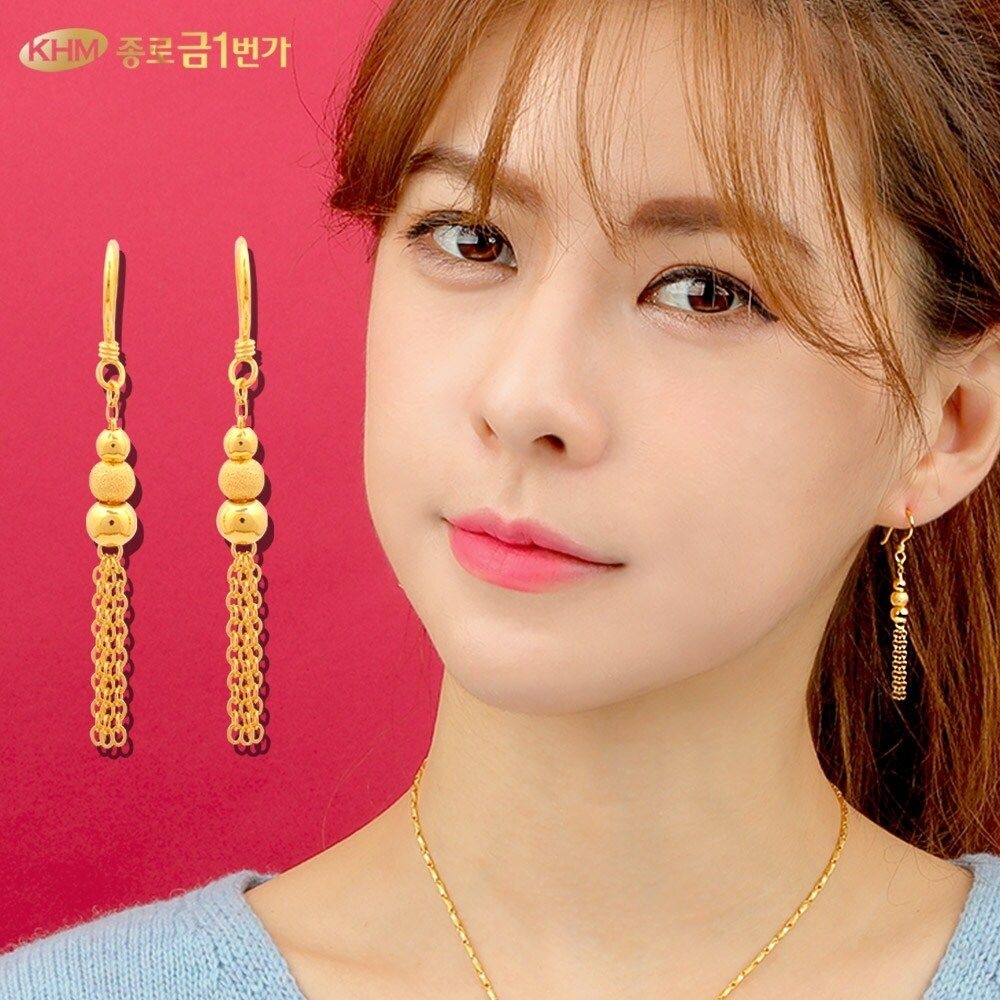 종로금1번가  순금 귀걸이 3.75g 태슬