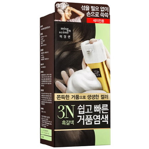 아모레퍼시픽 미쟝센 쉽고 빠른 거품 염색 (8개)