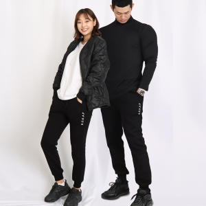 삼양옵틱스 폴라 공군 로카조거팬츠 ROKAF 기모 바지 검정 남녀공용 군인 츄리닝 트레이닝