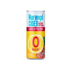 동아오츠카 나랑드 사이다 제로 파인애플 245ml (7개)_이미지