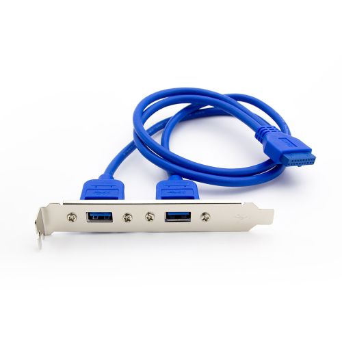 탑라인에이치디 솔탑 SOLTOP-7238 20핀 to USB3.0 2포트 확장 브라켓_이미지