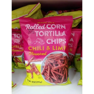 트레이더조 트레이더조 롤드콘 토틸라 칩 칠리 라임 255g 4팩_이미지