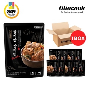 CK푸드원 참이맛 감자탕 블랙 1.2kg (10개)_이미지