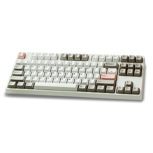 몬스타 몬스타기어 닌자87PRO G RGB 유무선 기계식 커스텀 키보드 화이트 (청축)_이미지