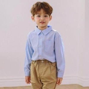 우진통상 토토헤로스 HC22 프레쉬 스트라이프 셔츠 아동 셔츠 12512105011 S31491038