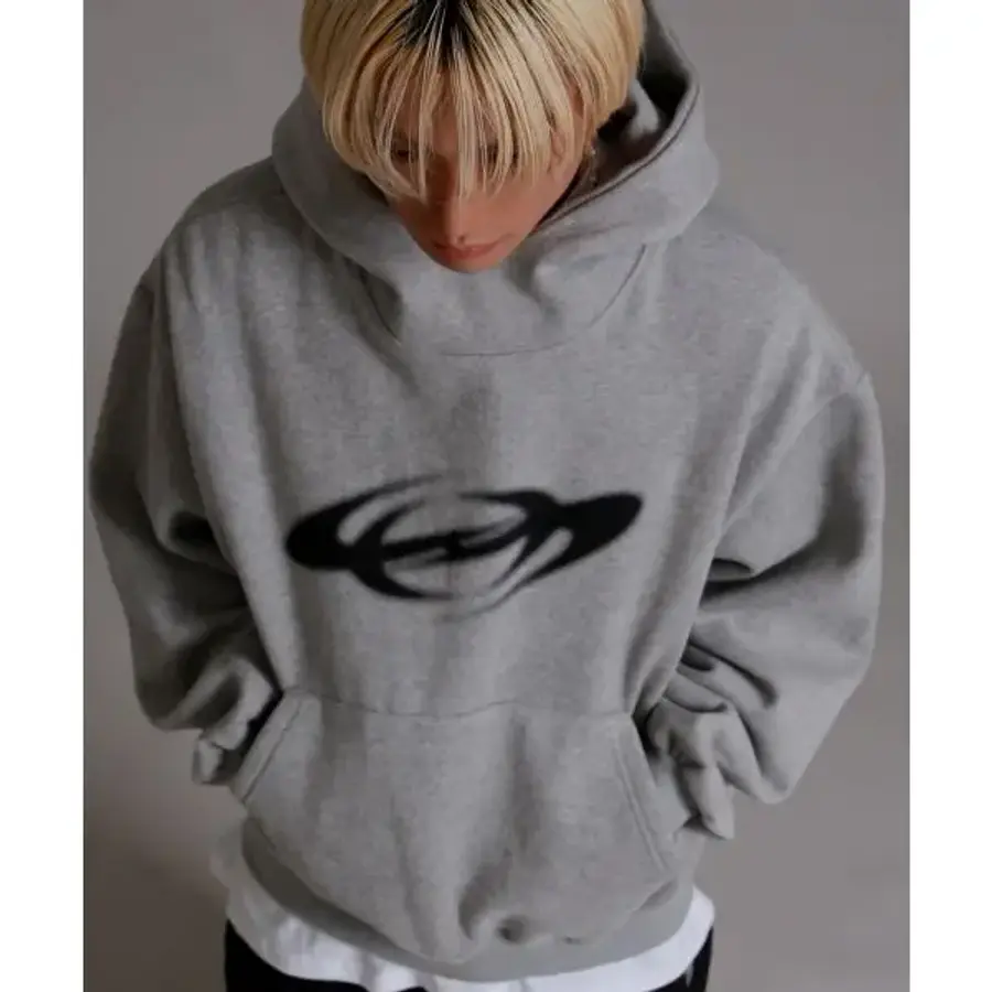 모스트 라이크더 이펙트 피치스킨 오버 후디_멜란지 320477