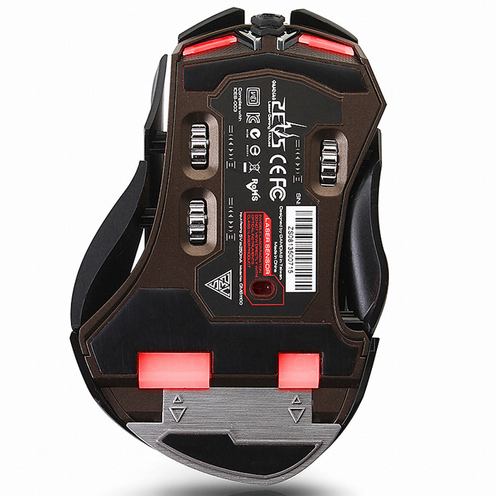 GAMDIAS ZEUS Laser Gaming Mouse (무광)_이미지