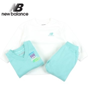 뉴발란스 키즈 3PCS 조끼 셋업 NK9YD1352U-84 _민트